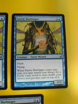 Faerie Harbinger x3 Faerie Wizard MTG 3 Card. Lorwyn. - Image 4
