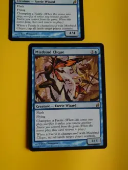 Mistbind Clique rare Faerie Wizard x2 MTG 2 Card. Lorwyn. - Image 2