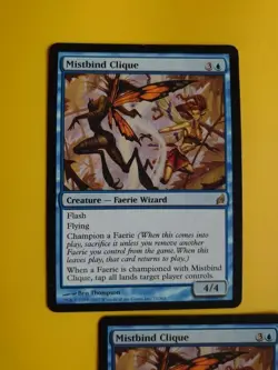 Mistbind Clique rare Faerie Wizard x2 MTG 2 Card. Lorwyn. - Image 3
