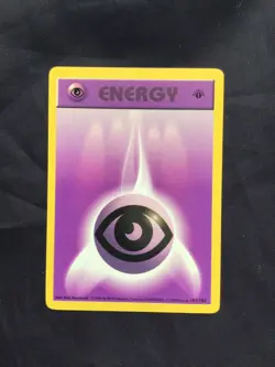 Pokemon Cards: Base Set 1st Edition Common: Psychic Energy 101/102 - Image 1