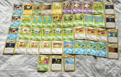 Bundle Of 43 Rare 1996 Japanese Vintage Pokemon Cards Pikachu Good Condition TCG - Image 1