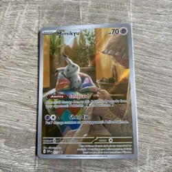Pokemon TCG Mimikyu 075 Black Star Promo Card NM Condition - Image 1