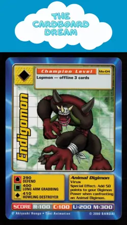 Endigomon Digimon Digi-Battle MO-04 Movie Promo Card - Image 1