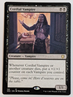 MTG Card - 1x Cordial Vampire - Commander: Innistrad Crimson Vow - NM - Magic - Image 1