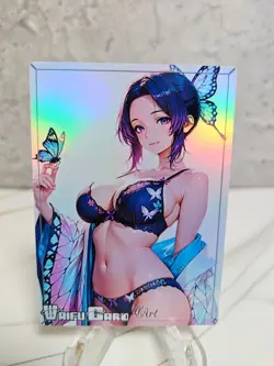 Shinobu Trading Card Waifu Goddess Story Anime Girl holo Karte Manga Full Art - Image 1
