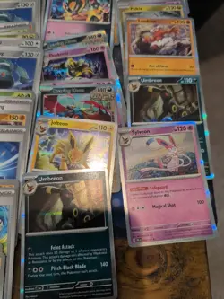 Lot Of 275 Pokemon Cards from Prismatic Evolution, Holo, Reverse Holos, Bulk - Image 2
