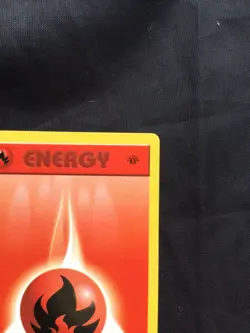 Pokemon Cards: Base Set 1st Edition Common: Fire Energy 98/102 - Image 3