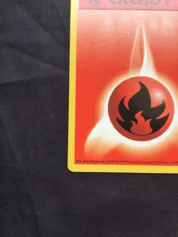 Pokemon Cards: Base Set 1st Edition Common: Fire Energy 98/102 - Image 5