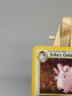 Pokemon Card Erika's Clefable Holo 1st Edition Gym Heroes Set 3/132 (MP/PL) - Image 4