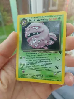 Pokemon Dark Weezing TCG Team Rocket Holo Card 14/82 Unlimited Holo Rare - Image 4