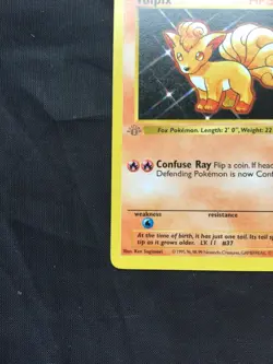 Pokemon Cards: Base Set 1st Edition Common: Vulpix 68/102 - Image 5
