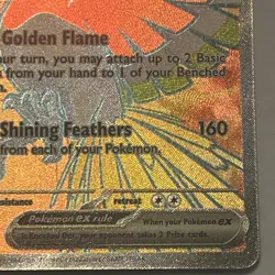 Pokemon TCG Card - Ethans Ho-Oh ex 209/182 Full art Destined Rivals NM Condition - Image 4