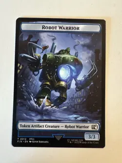 Emblem-Sephiroth, One-Winged Angel Robot Warrior (0012) Double-Sided Token Reg - Image 2