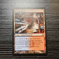 MTG Steam Vents Land- Island Mountain Return to Ravnica Regular - Image 1