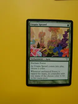 MTG Card. Utopia Sprawl Dissension Enchantment aura as pics - Image 3