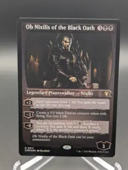 Ob Nixilis of the Black Oath (Foil Etched) Commander Masters Foil - Image 1