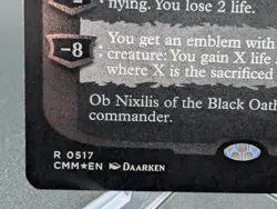 Ob Nixilis of the Black Oath (Foil Etched) Commander Masters Foil - Image 2