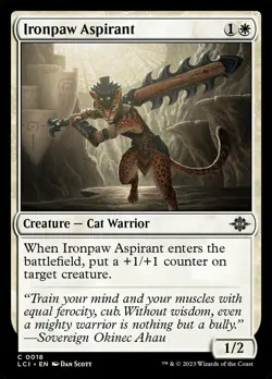 Ironpaw Aspirant - The Lost Caverns of Ixalan #0018 MTG Magic The Gathering - Image 1