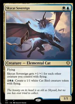 Skycat Sovereign - Starter Commander Decks #243 MTG Magic The Gathering - Image 1