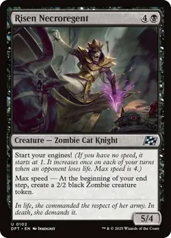 Risen Necroregent - Aetherdrift #0102 MTG Magic The Gathering - Image 1