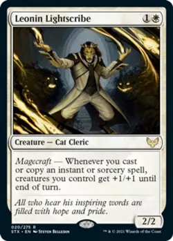 Leonin Lightscribe - Strixhaven: School of Mages #020/275 MTG Magic The Gatherin - Image 1
