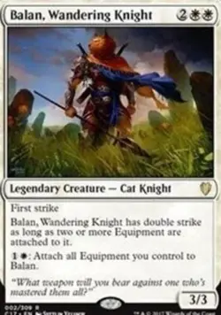 Balan, Wandering Knight - Commander 2017 #002/309 MTG Magic The Gathering - Image 1