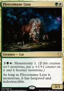 Fleecemane Lion - Commander 2017 #172/309 MTG Magic The Gathering - Image 1