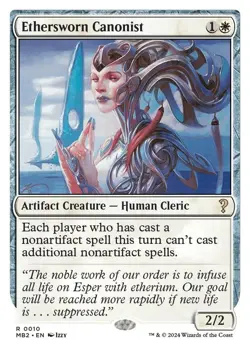 MTG Ethersworn Canonist (White Border) (10) | NM | Mystery Booster 2 (MB2) - Image 1