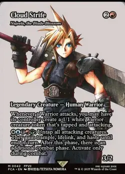 Cloud Strife - Najeela, the Blade-Blossom - #0042 Showcase Magic mtg NM English - Image 1