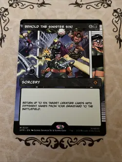 Behold the Sinister Six! (Borderless) Marvel's Spider-Man Regular - Image 1