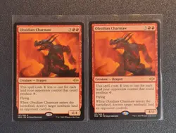 MTG 2 x Obsidian Charmaw - Modern Horizons 2 - MH2 - Near Mint+ Condition - Image 1