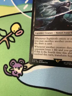 FIN0115 Sephiroth Fabled SOLDIER NM Final Fantasy Magic the Gathering SHIPS FAST - Image 4