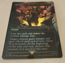 Berserk (Rainbow 🌈Foil) Marvel's Wolverine Secret Lair Drop 🌟 - Image 1