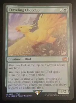 Traveling Chocobo Final Fantasy Foil - Image 1