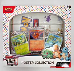 THREE Pokemon 151 Poster Collection 9 Packs + 9 Promos SEALED 🔥💧🍃 - Image 1