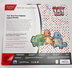 THREE Pokemon 151 Poster Collection 9 Packs + 9 Promos SEALED 🔥💧🍃 - Image 2