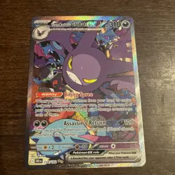 Pokemon TCG Team Rockets Crobat EX 234/182 Sir Destined Rivals - Image 1