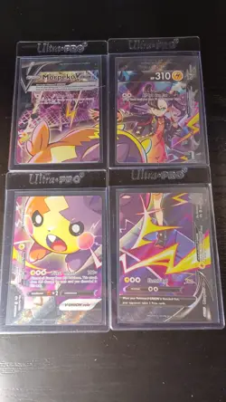 Pokemon Morpeko V-Union Promo Set 4 Cards - Image 1