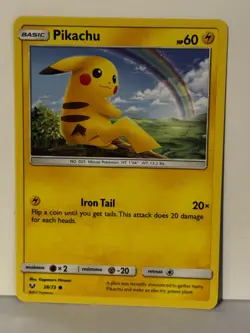 Pikachu 28/73 Shining Legends NM Pokemon Fast Shipping - Image 1