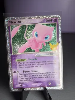 Mew EX Celebrations: Classic Collection 88/92 Holo Ultra Rare Pokemon TCG - Image 1