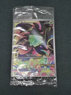 Pokemon Bulbasaur 133/132 English Mega Evolution Stamped Promo - Image 1