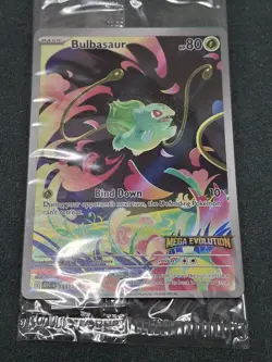 Pokemon Bulbasaur 133/132 English Mega Evolution Stamped Promo - Image 2