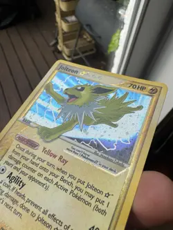 Jolteon ☆ Gold Star 101/108 EX Power Keepers - LP/NM - 7-8 Potential - Pokemon - Image 3