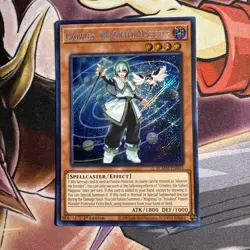 Crowley, the Gifted Magistus 1st Edition Secret Rare Card BLMM-EN044 Yu-Gi-Oh! - Image 1