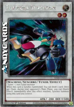 FORMULA SYNCHRON • Segreta Platino • RA04 EN143 • 1Ed • Yugioh! • ANDYCARDS - Image 1