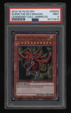 2013 YU-GI-OH! Slifer The Sky Dragon Limited PSA 9 Legendary Collection #EN002 - Image 1