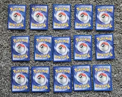 1999 Pokemon Basic cards 15 cards,never played with 🔥💧🍃 - Image 2