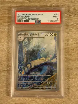 Pokemon TCG Dragonair Scarlet & Violet 151 Card 181/165 PSA 9 Mint - Image 1