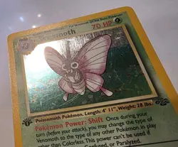 Pokemon Card - Jungle 13/64 - VENOMOTH (holo-foil) **1st Edition** *Light Play* - Image 5