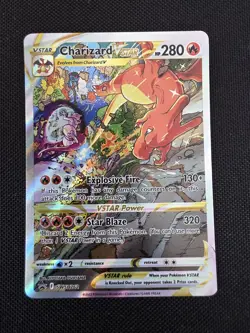 Charizard V SWSH262 - Black Star Promo Holo Pokemon Card - NM - Image 1